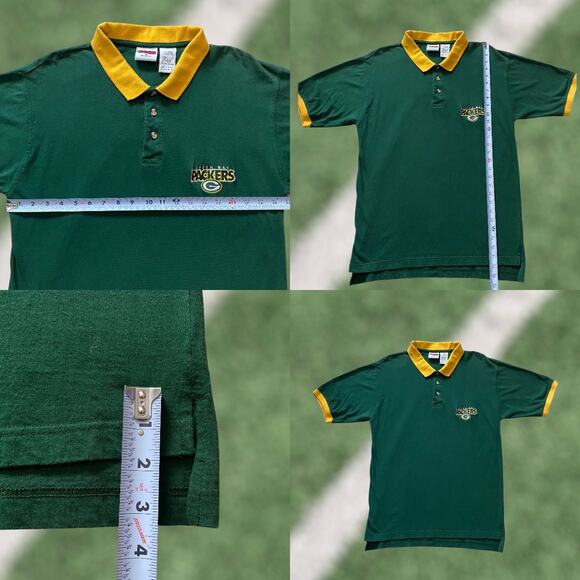 The Edge 1998 NFL Green Bay Packers Polo Men's Sz M - Picture 4 of 9